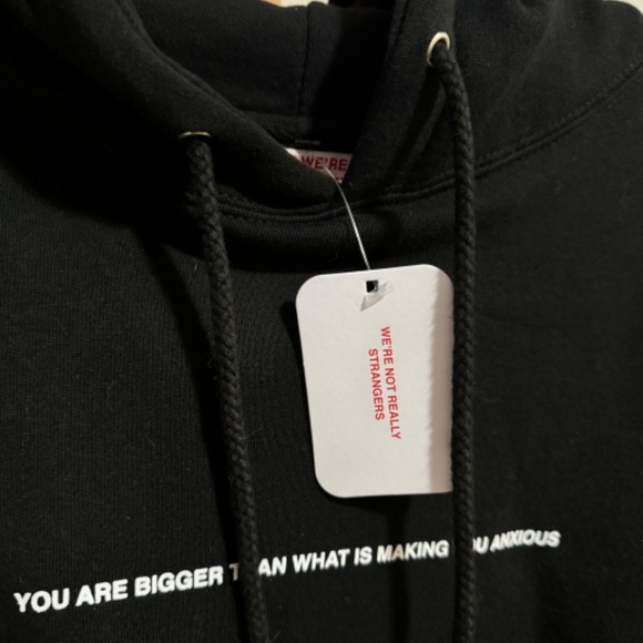 YOUR ANXIETY IS LYING TO YOU HOODIE [WITH TAGS] - Picture 2 of 4